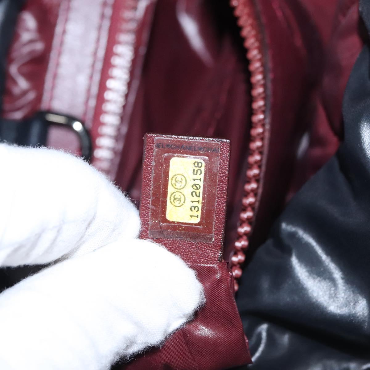 Chanel Coco Cocoon Reversible Tote Quilted Nylon, BLACK, NYLON, Tote bag