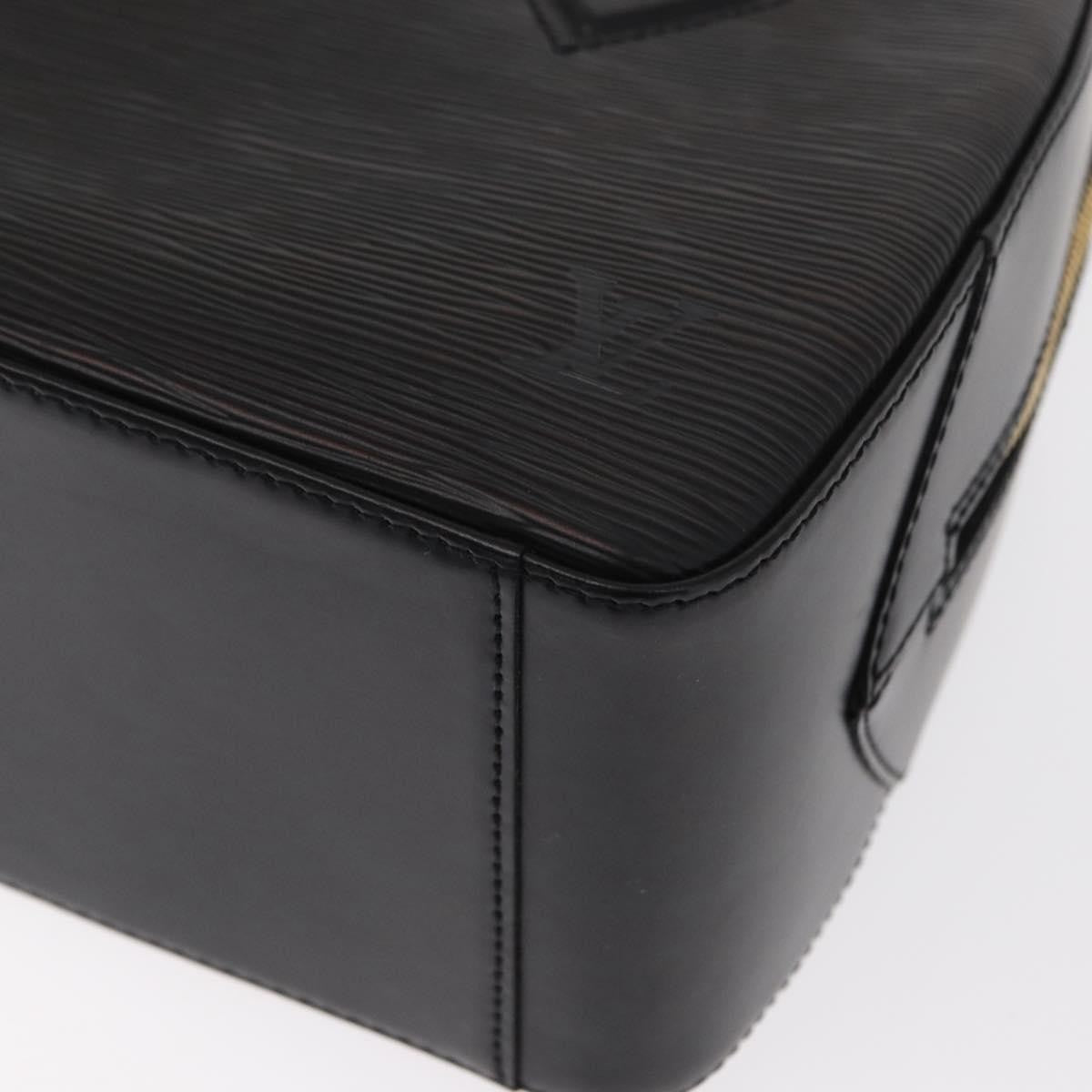 Louis Vuitton Sablons Handbag Epi Leather, Black, Leather, Handbag
