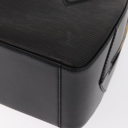 Louis Vuitton Sablons Handbag Epi Leather, Black, Leather, Handbag