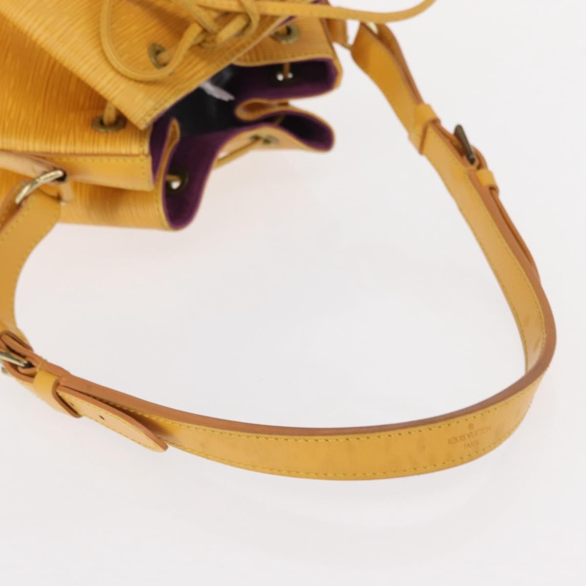 Louis Vuitton Noe Handbag Epi Leather, YELLOW, LEATHER, Shoulder bag
