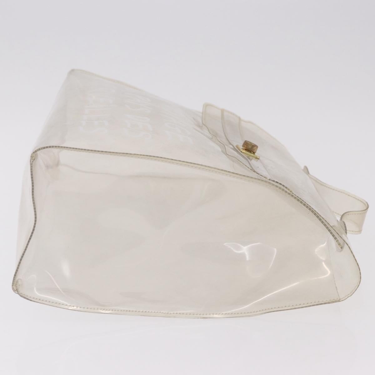 Hermes Kelly Handbag Vinyl, Clear, Plastic, Handbag