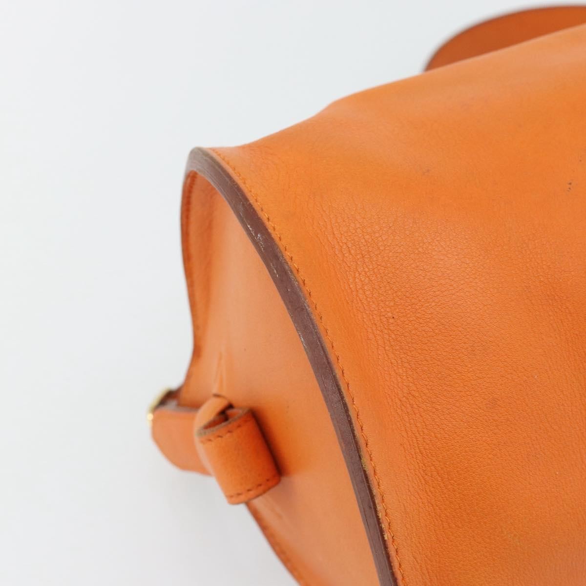 Hermes Sac Doremi Bag Leather, Orange, Leather, Shoulder Bag