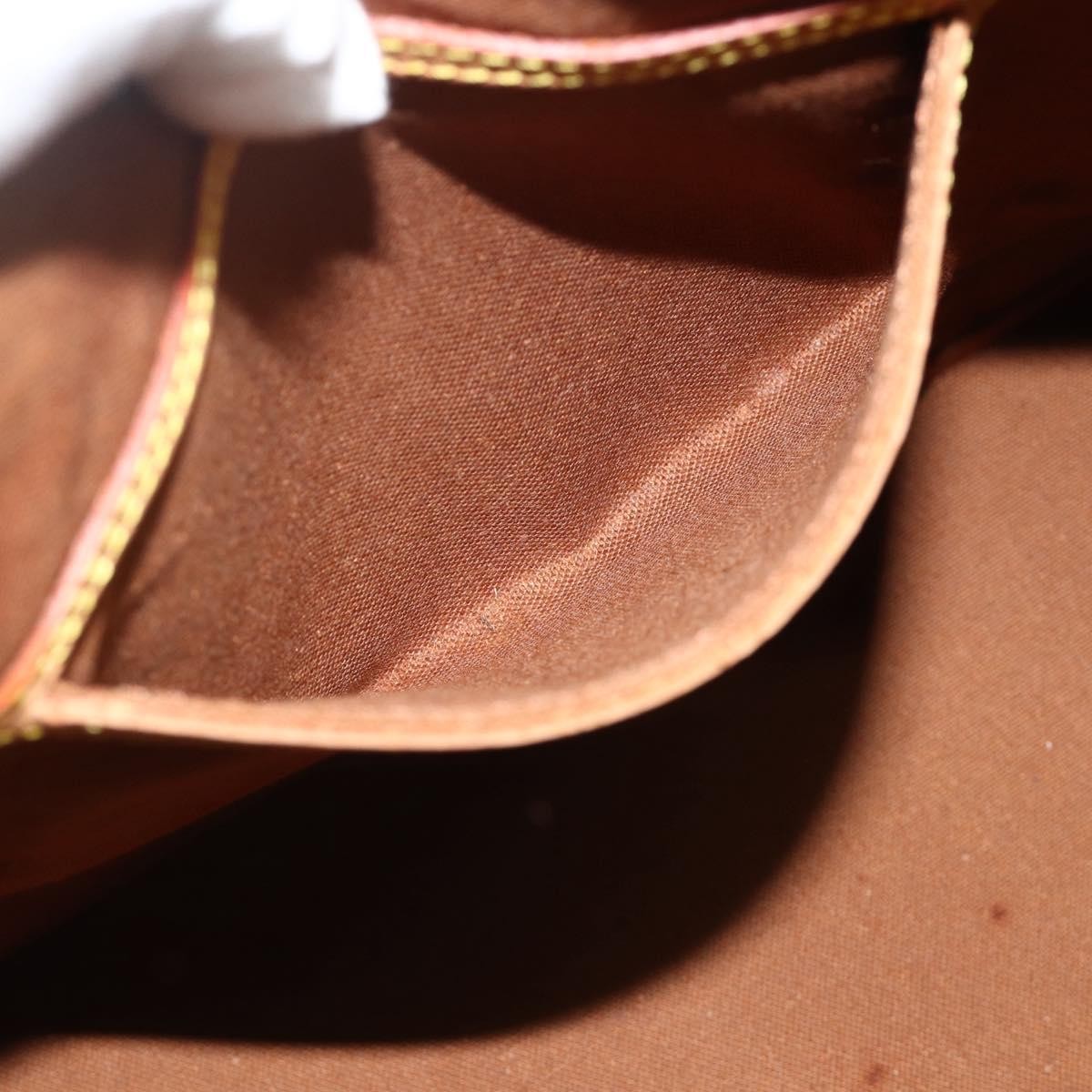 Louis Vuitton Alma Handbag Monogram Canvas, Brown, Canvas, Handbag