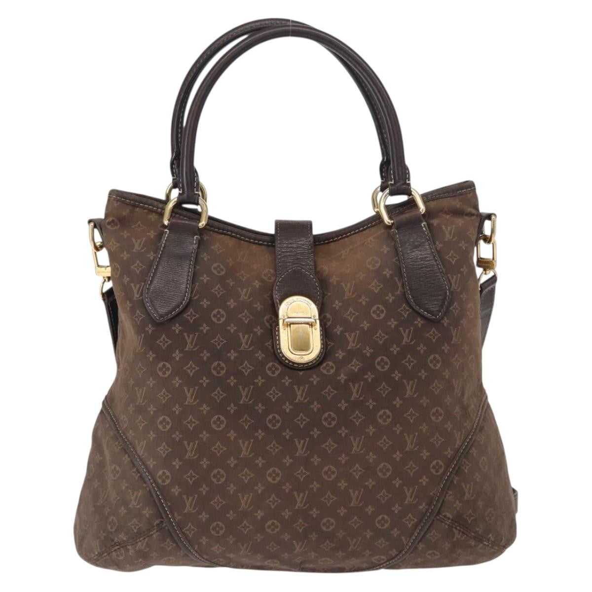 Louis Vuitton Elegie Handbag Monogram Idylle, BLACK, CANVAS, Handbag