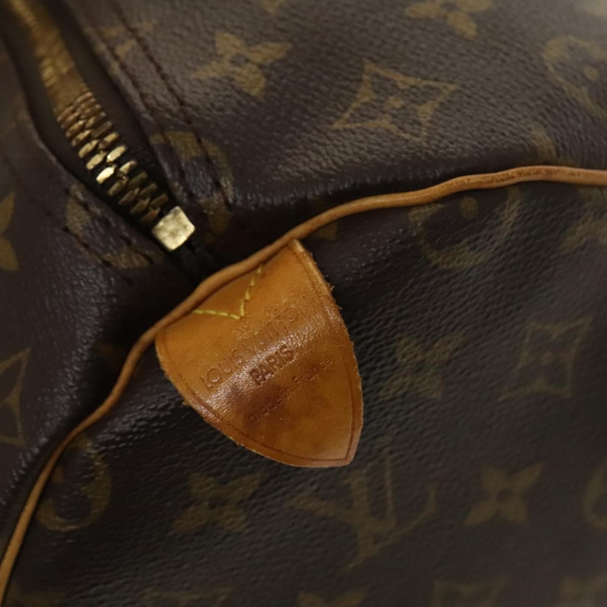 Louis Vuitton Keepall Bag Monogram Canvas, BROWN, CANVAS, Travel bag