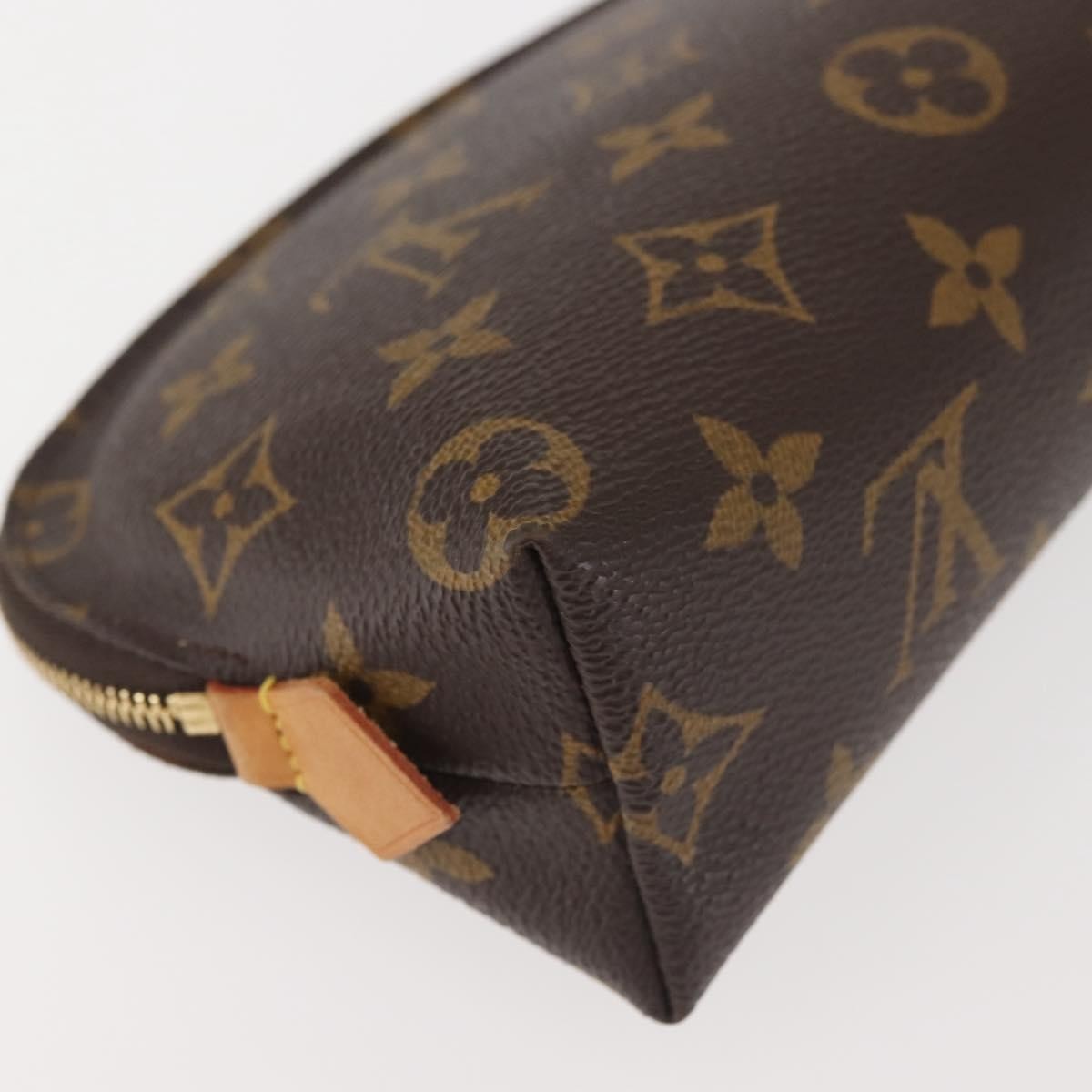 Louis Vuitton Cosmetic Pouch Monogram Canvas, BROWN, CANVAS, Clutche & pouche