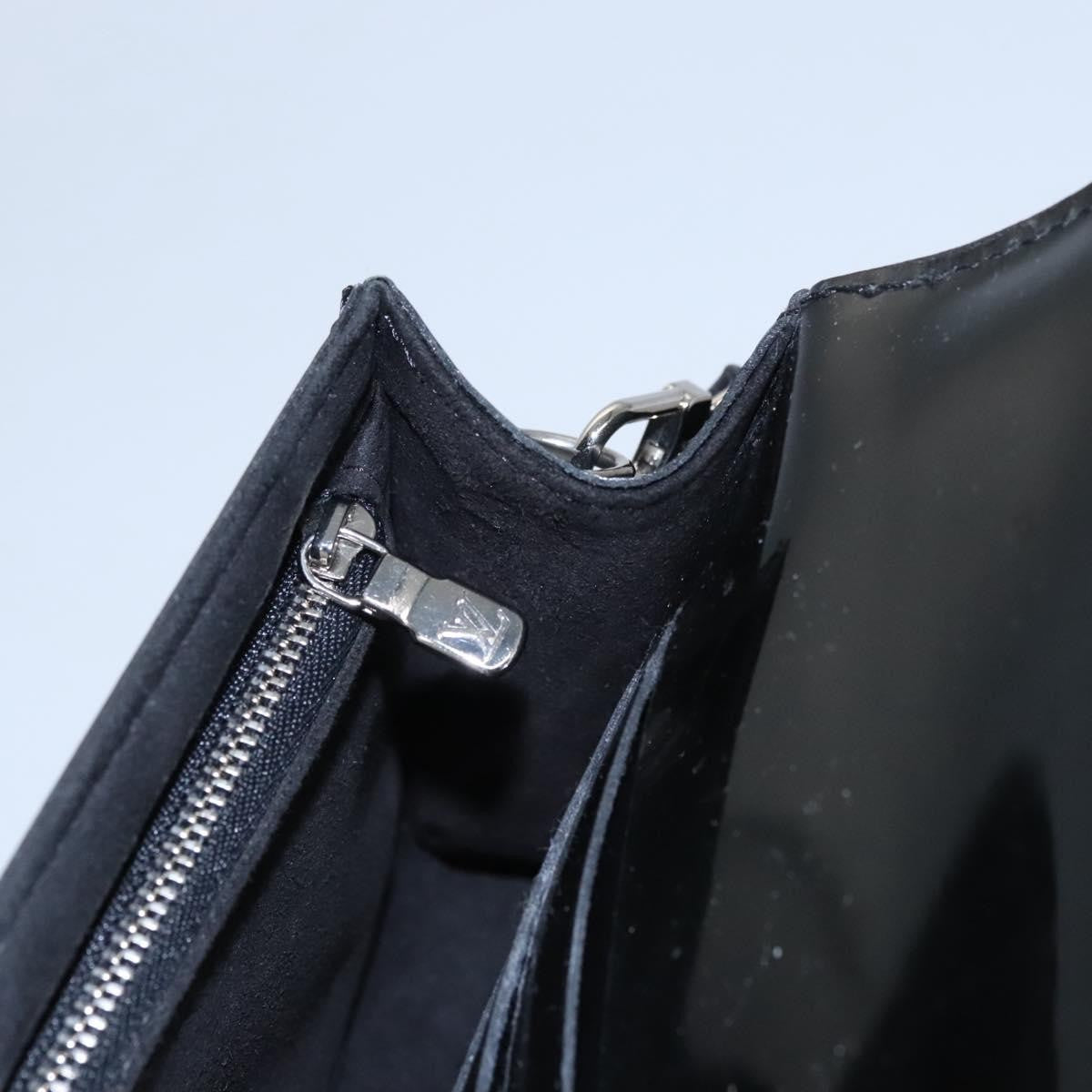 Louis Vuitton Sevigne Clutch Electric Epi Leather, BLACK, LEATHER, Shoulder bag