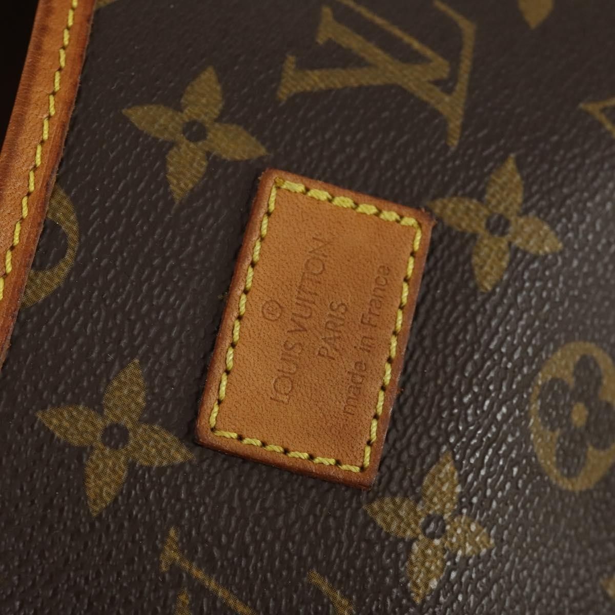 Louis Vuitton Saumur Handbag Monogram Canvas, BROWN, CANVAS, Shoulder bag