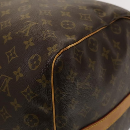 Louis Vuitton Keepall Bandouliere Bag Monogram Canvas, BROWN, CANVAS, Travel bag