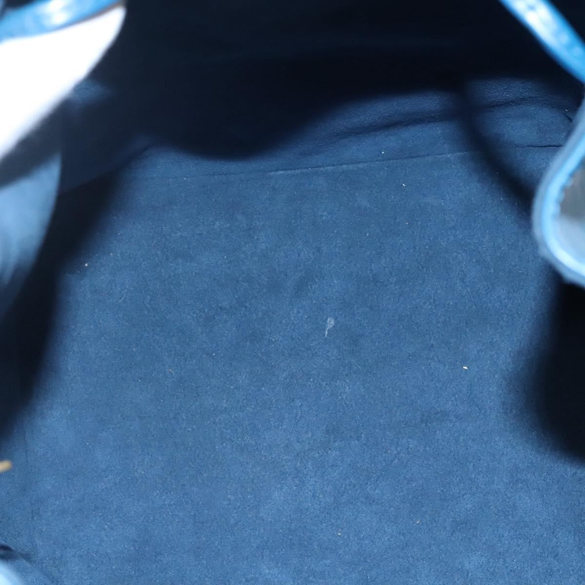 Louis Vuitton Petit Noe Handbag Epi Leather, BLUE, LEATHER, Handbag