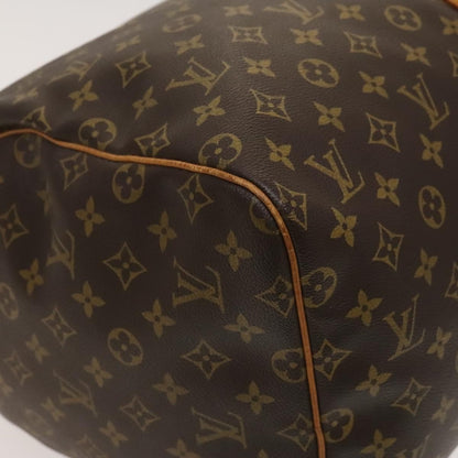 Louis Vuitton Keepall Bag Monogram Canvas, BROWN, CANVAS, Travel bag