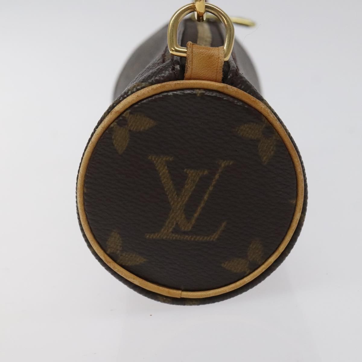Louis Vuitton Papillon Pochette Monogram Canvas, BROWN, CANVAS, Handbag