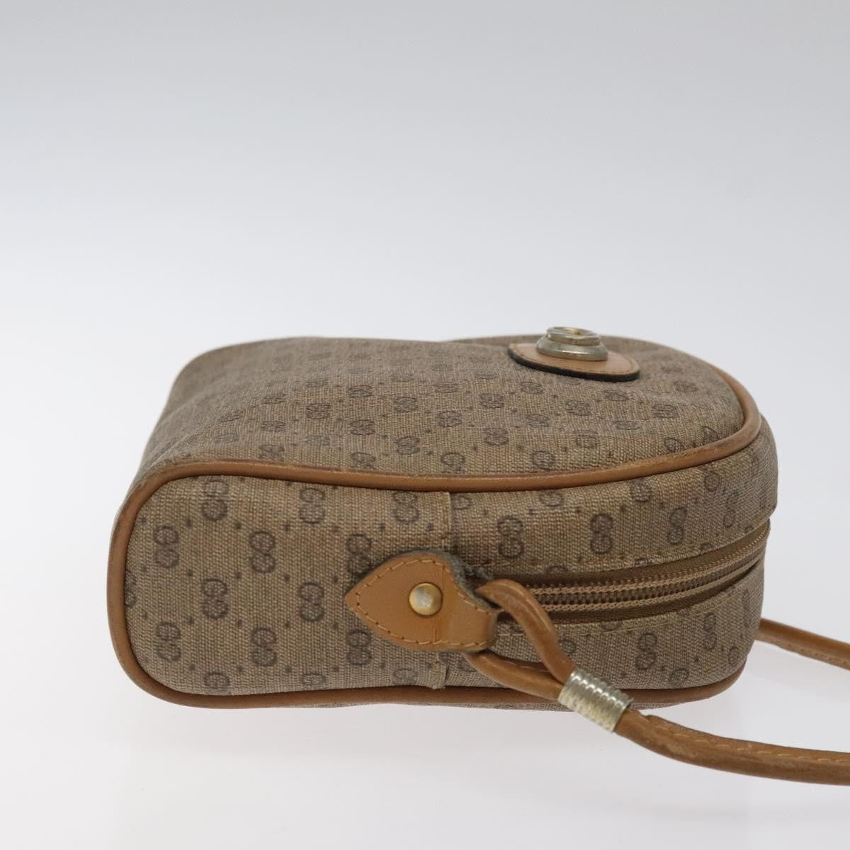 Gucci Micro GG supreme shoulder bag GG canvas, BEIGE, PVC, Shoulder bag