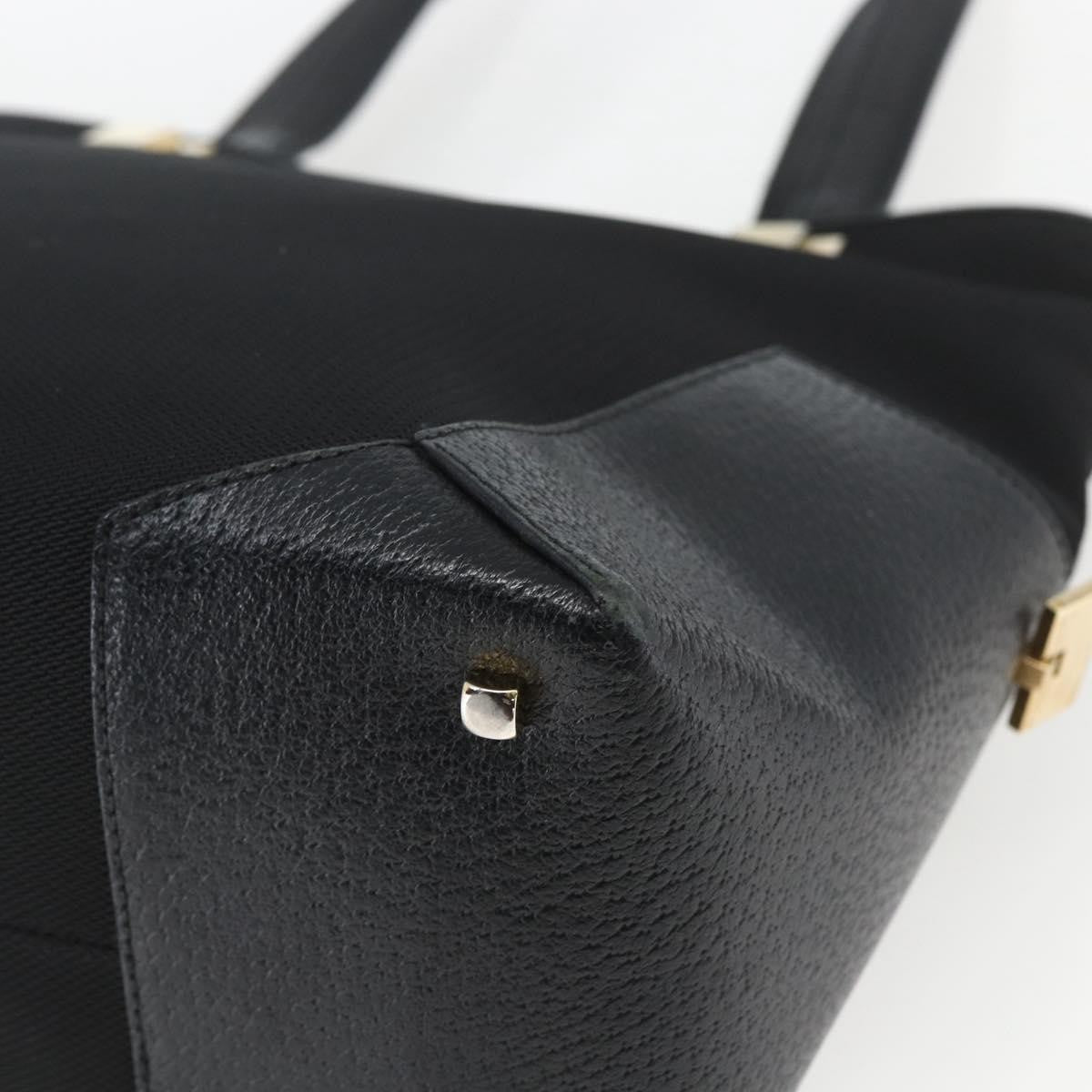 Salvatore Ferragamo Vintage Tote bag Nylon, BLACK, NYLON, Tote bag