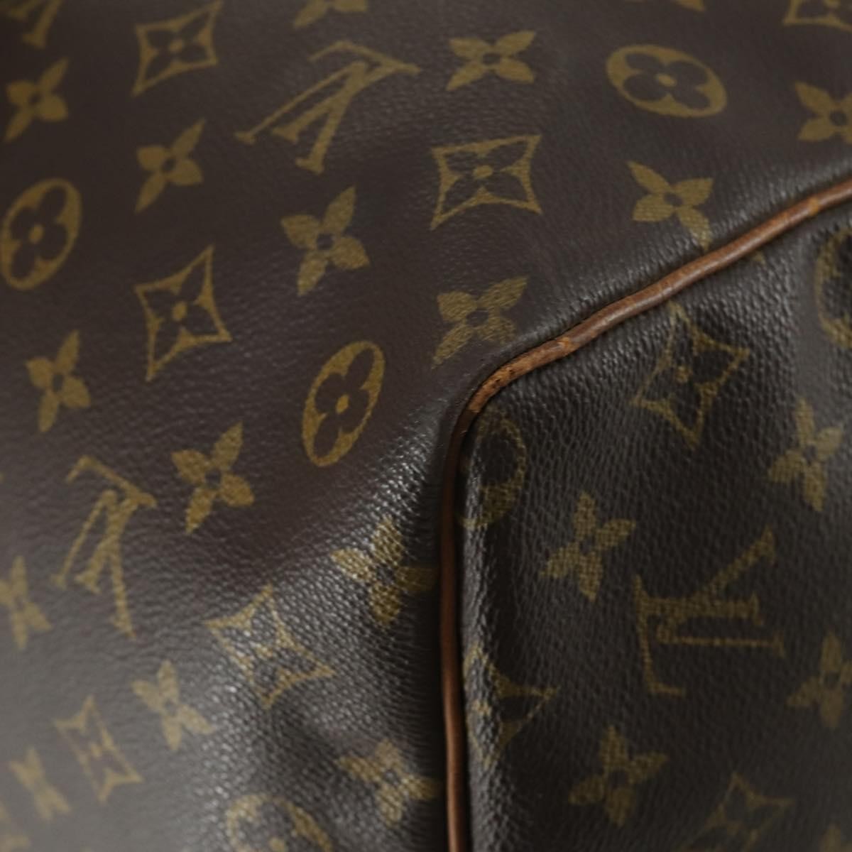 Louis Vuitton Keepall Bag Monogram Canvas, Brown, Canvas, Travel Bag