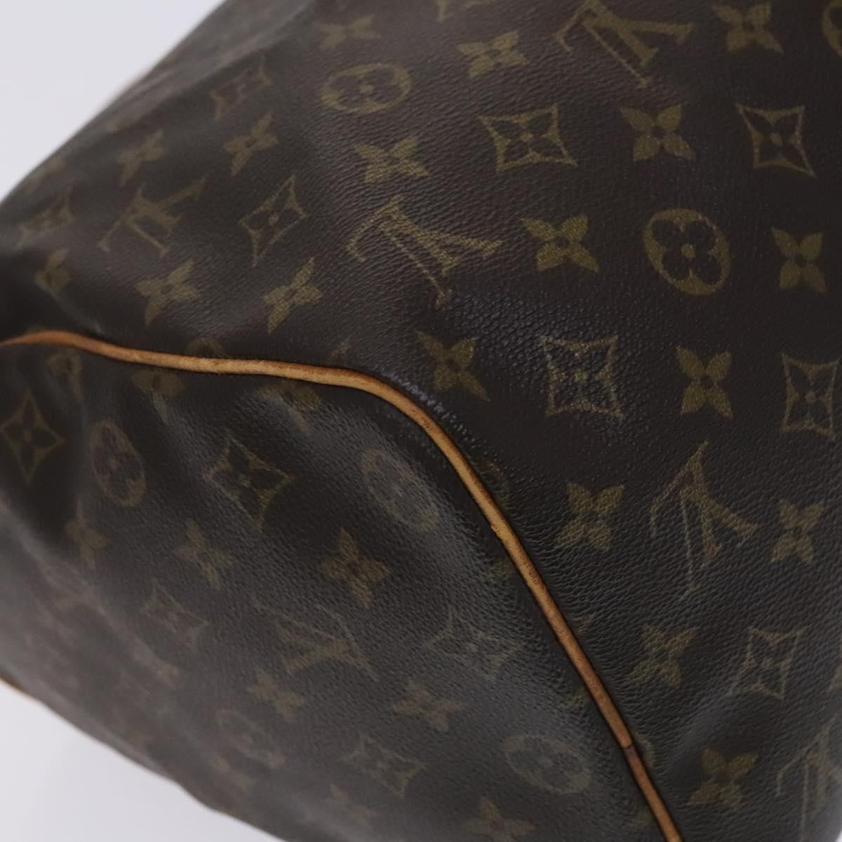 Louis Vuitton Keepall Bag Monogram Canvas, BROWN, CANVAS, Travel bag