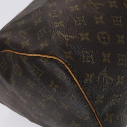 Louis Vuitton Keepall Bag Monogram Canvas, BROWN, CANVAS, Travel bag