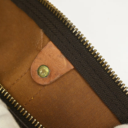 Louis Vuitton Keepall Bandouliere Bag Monogram Canvas, BROWN, CANVAS, Travel bag