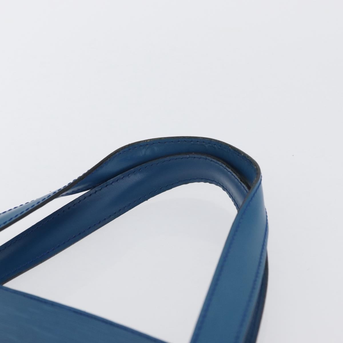 Louis Vuitton Saint Jacques Handbag Epi Leather, BLUE, LEATHER, Handbag