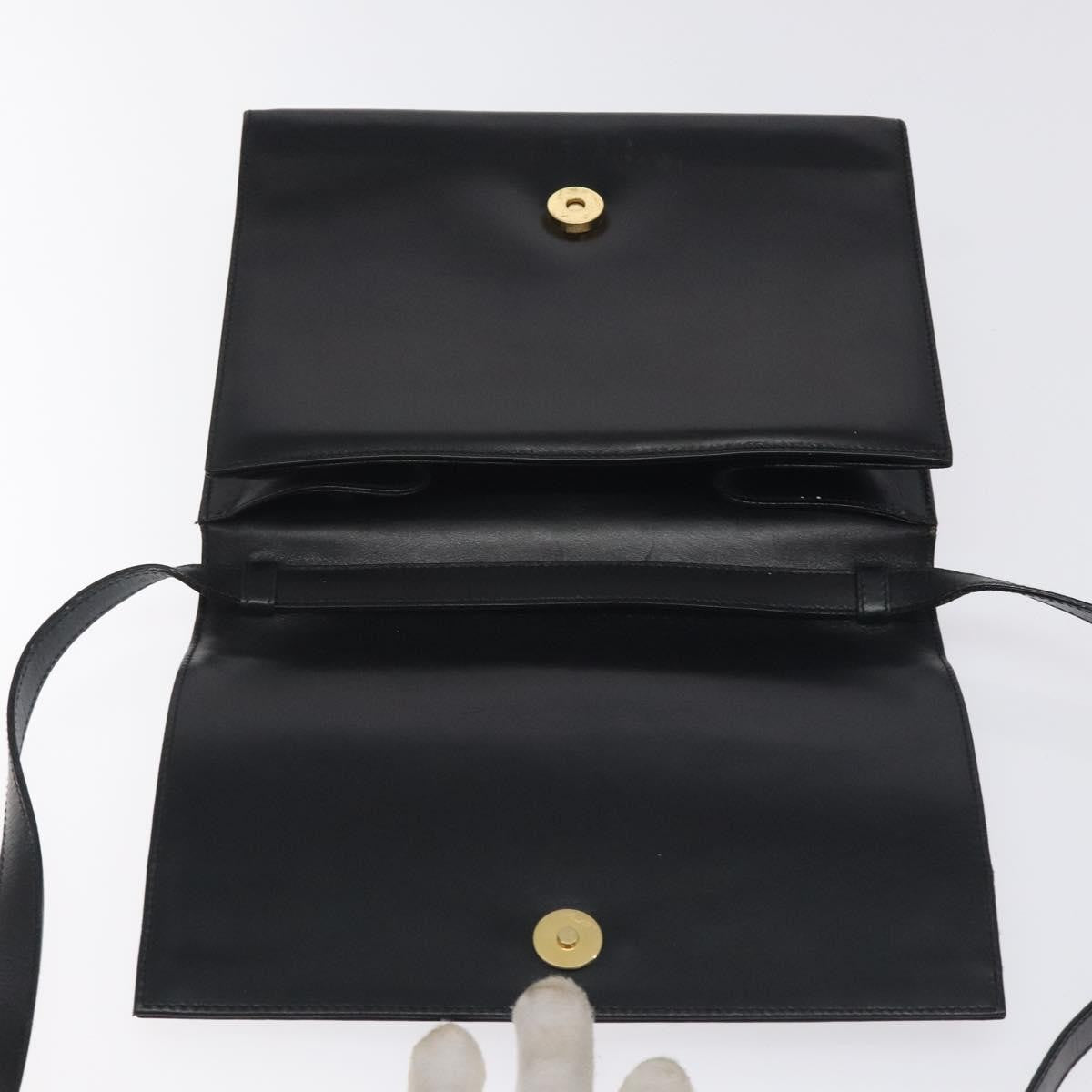 Salvatore Ferragamo Vara shoulder Bag Leather, Black, Leather, Shoulder Bag