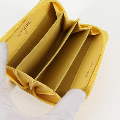 Chanel Compact Boy Wallet Caviar, GOLD, LEATHER, Wallets