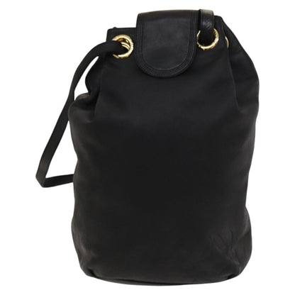Loewe Anagram Shoulder Bag Leather, Black, Leather, Shoulder Bag