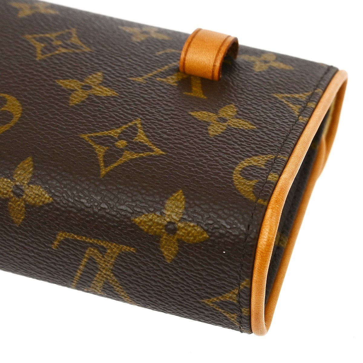 Louis Vuitton Florentine Pochette Monogram Canvas, Brown, Canvas, Clutch