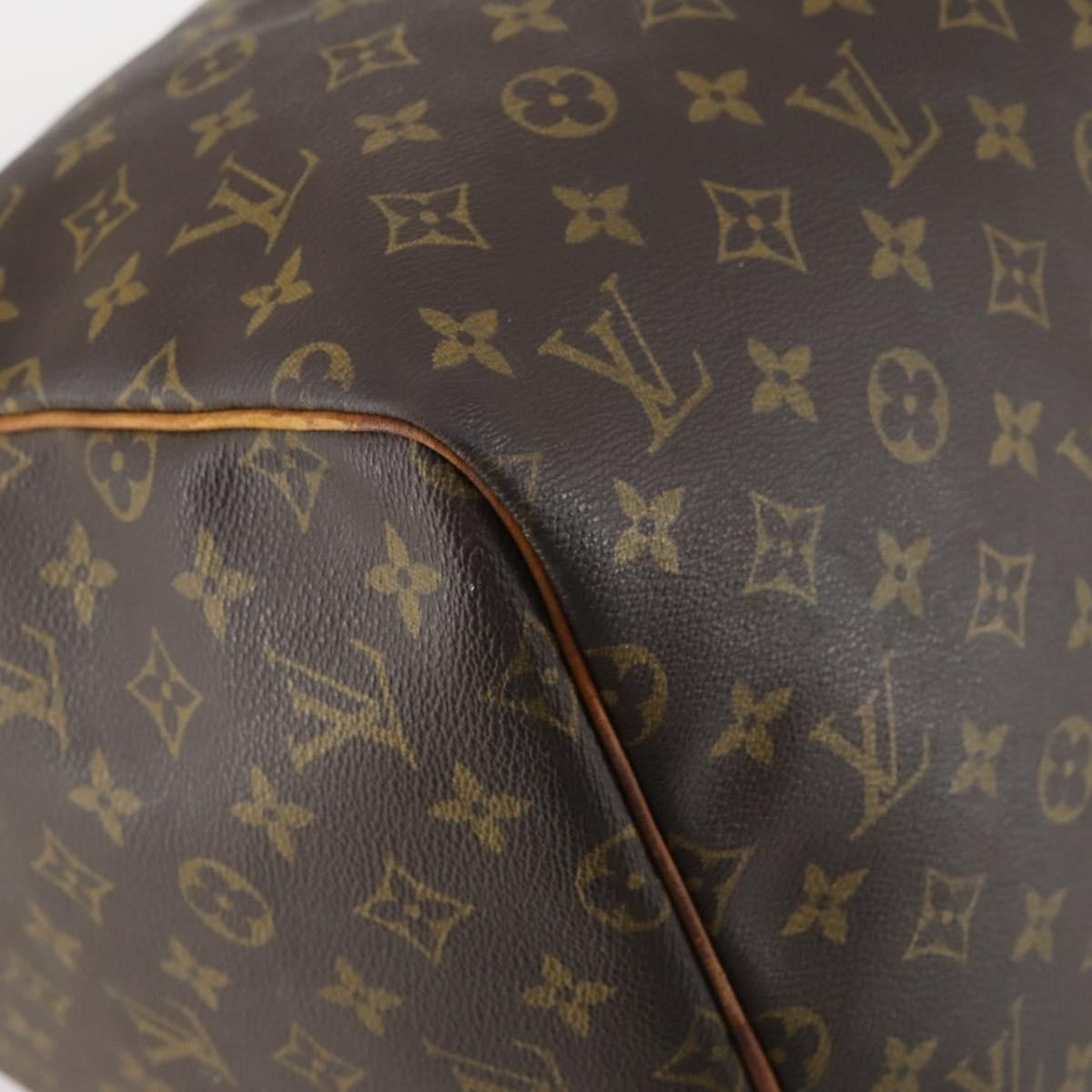 Louis Vuitton Keepall Bag Monogram Canvas, BROWN, CANVAS, Handbag