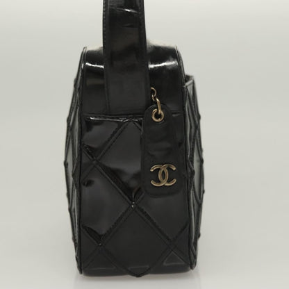Chanel Vintage Shoulder Bag Patent leather, BLACK, PATENT_LEATHER, Shoulder bag