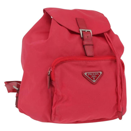 Prada Front Pocket Backpack Tessuto, PINK, NYLON, Backpack