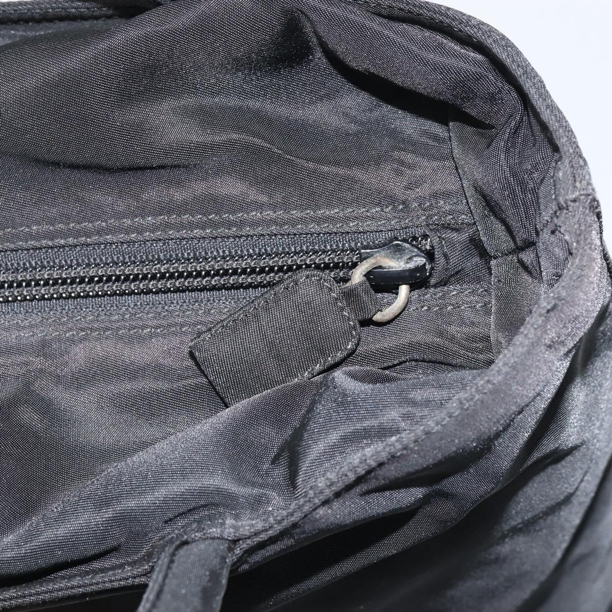 Prada Vintage Zip Tote Tessuto, BLACK, NYLON, Tote bag