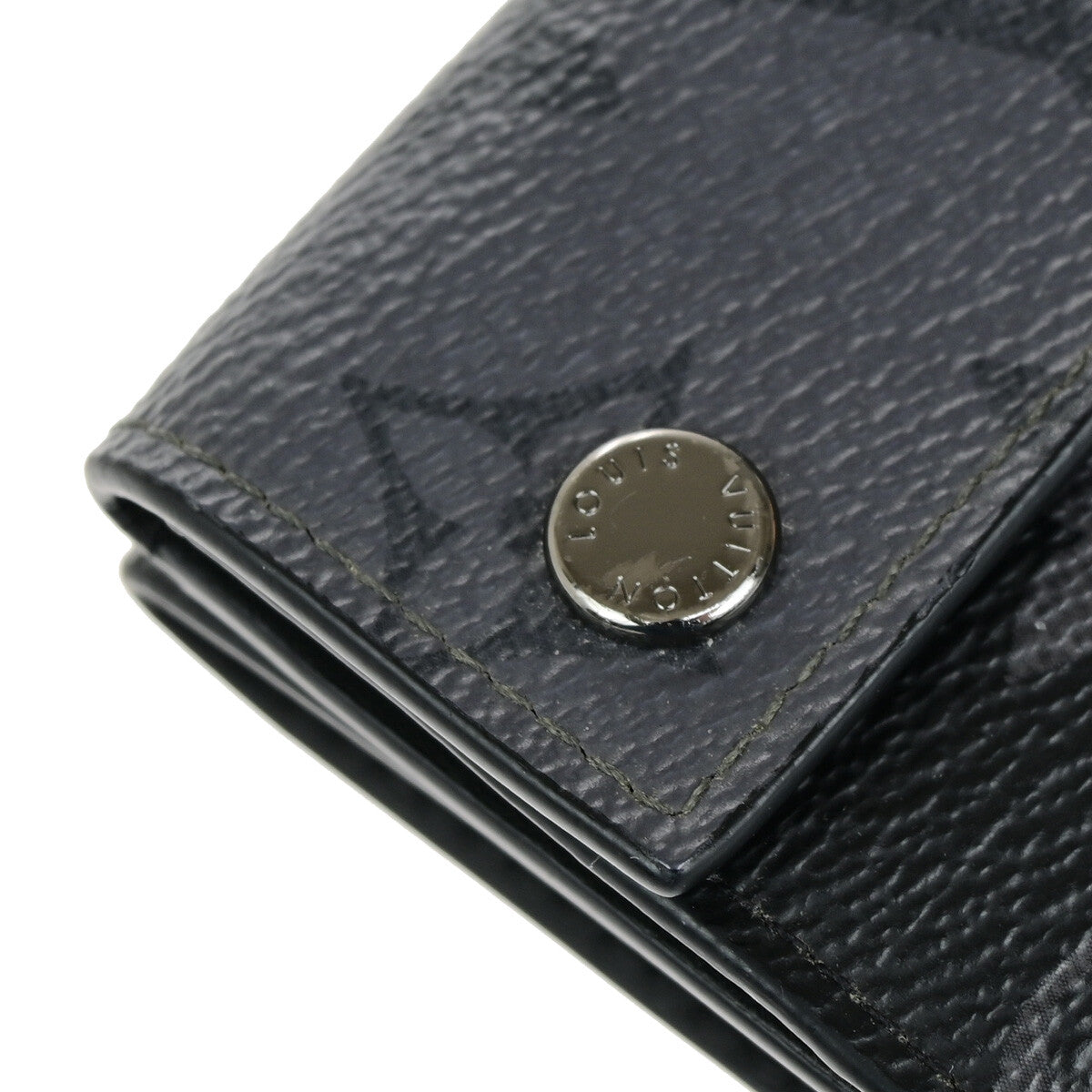 Louis Vuitton Discovery Wallet Reverse Monogram Eclipse Canvas, BLACK, CANVAS, Wallets