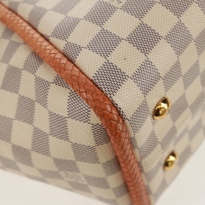 Louis Vuitton Propriano Handbag Damier, WHITE, CANVAS, Tote bag