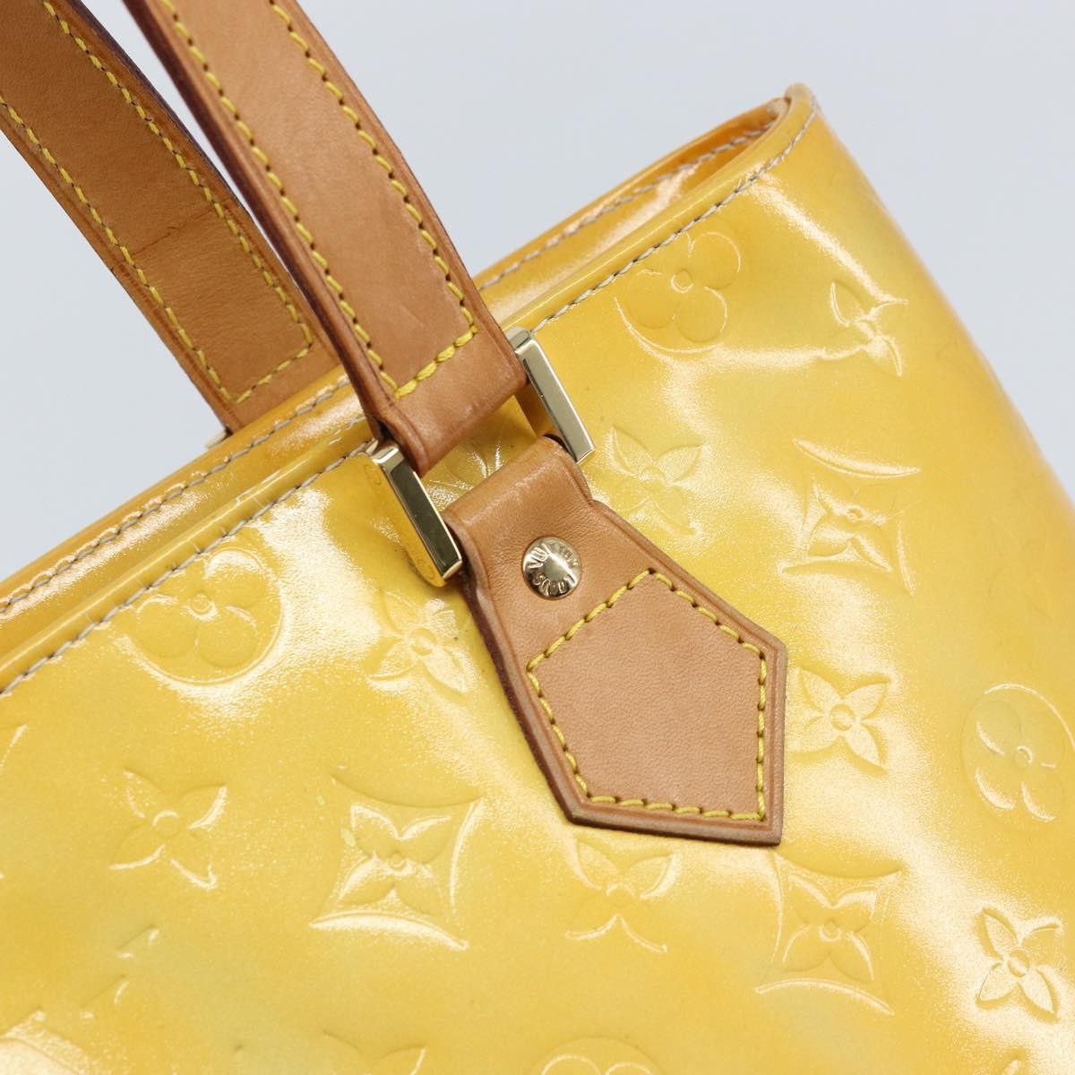 Louis Vuitton Houston Handbag Monogram Vernis, GRAY, PATENT_LEATHER, Tote bag