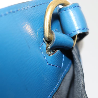 Louis Vuitton Cluny Shoulder Bag Epi Leather, BLUE, LEATHER, Shoulder bag
