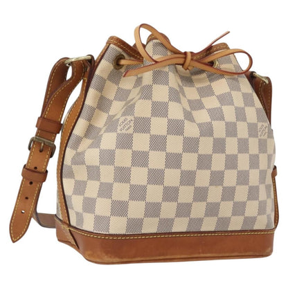 Louis Vuitton Noe Handbag Damier, Beige, Canvas, Shoulder Bag