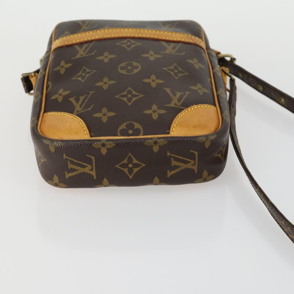 Louis Vuitton Danube Handbag Monogram Canvas, BROWN, CANVAS, Shoulder bag