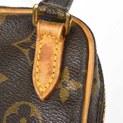 Louis Vuitton Pochette Marly Bandouliere Bag Monogram Canvas, Brown, Canvas, Shoulder Bag