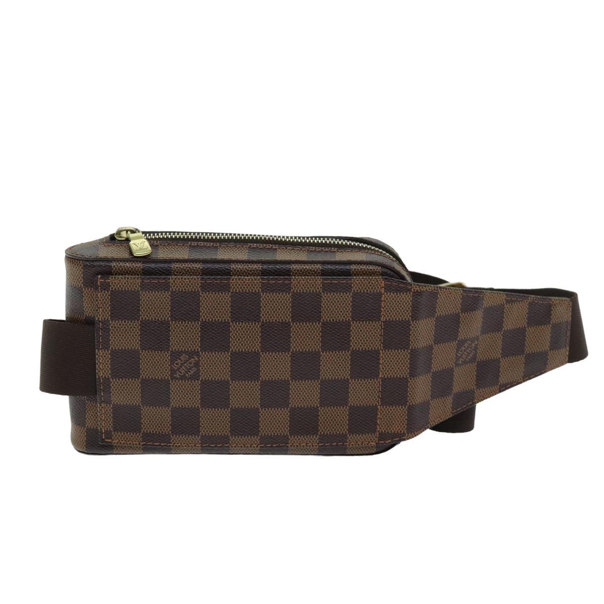 Louis Vuitton Geronimos Waist Bag Damier, BROWN, CANVAS, Travel bag
