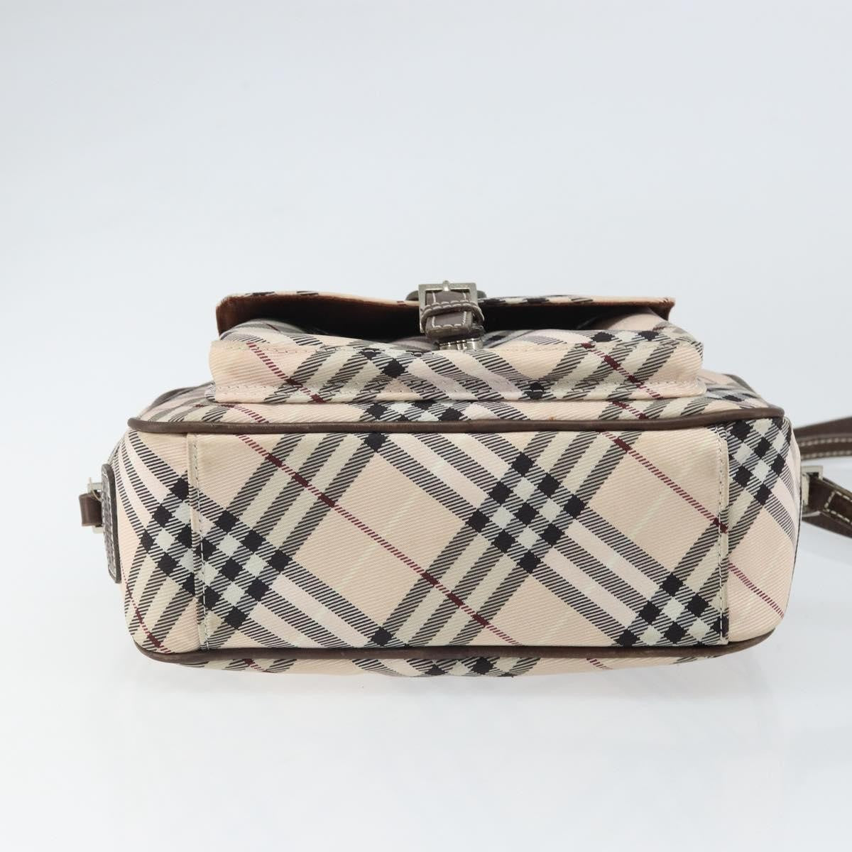 Burberry Nova Check Blue Label Nylon, BEIGE, NYLON, Shoulder bag