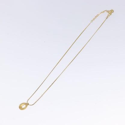 Christian Dior Collar Necklace Metal with Faux Pearls, GOLD, METAL, Necklace