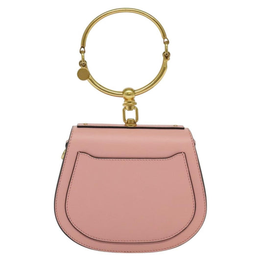 Chloe Nile Crossbody Bag Leather, Pink, Leather, Handbag