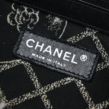 Chanel Essential 31 Rue Cambon Shopping Tote Leather, BLACK, LEATHER, Tote bag