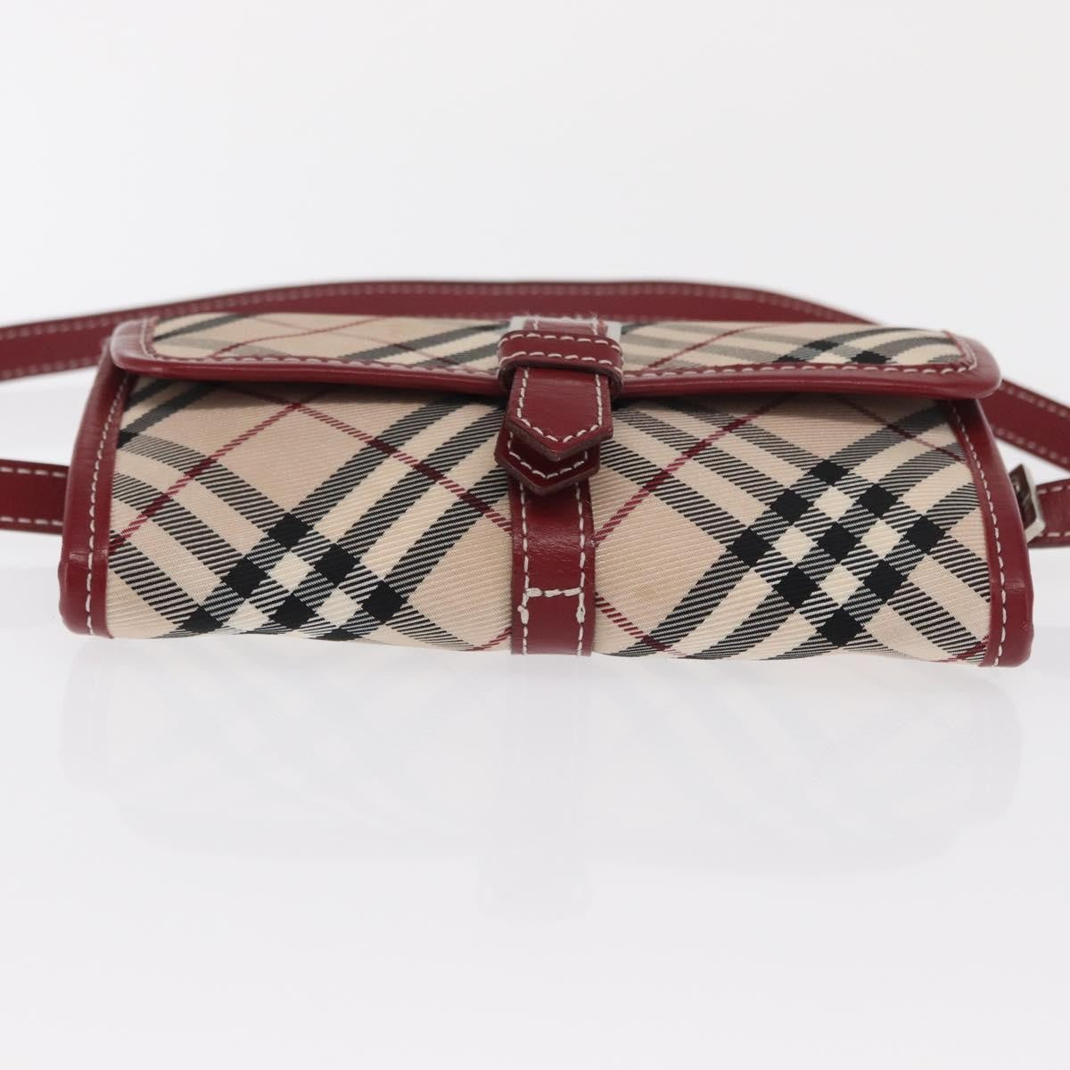 Burberry Waist Bag Vintage Check Canvas, BEIGE, CANVAS, Clutche & pouche