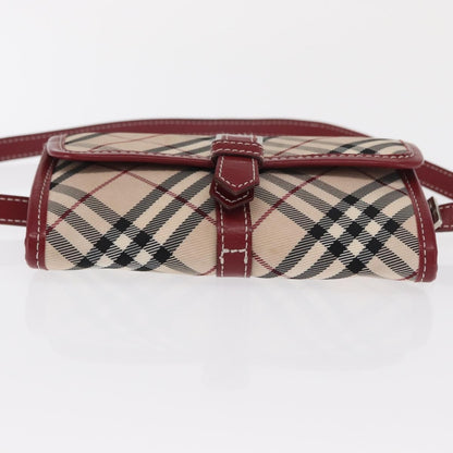 Burberry Waist Bag Vintage Check Canvas, BEIGE, CANVAS, Clutche & pouche