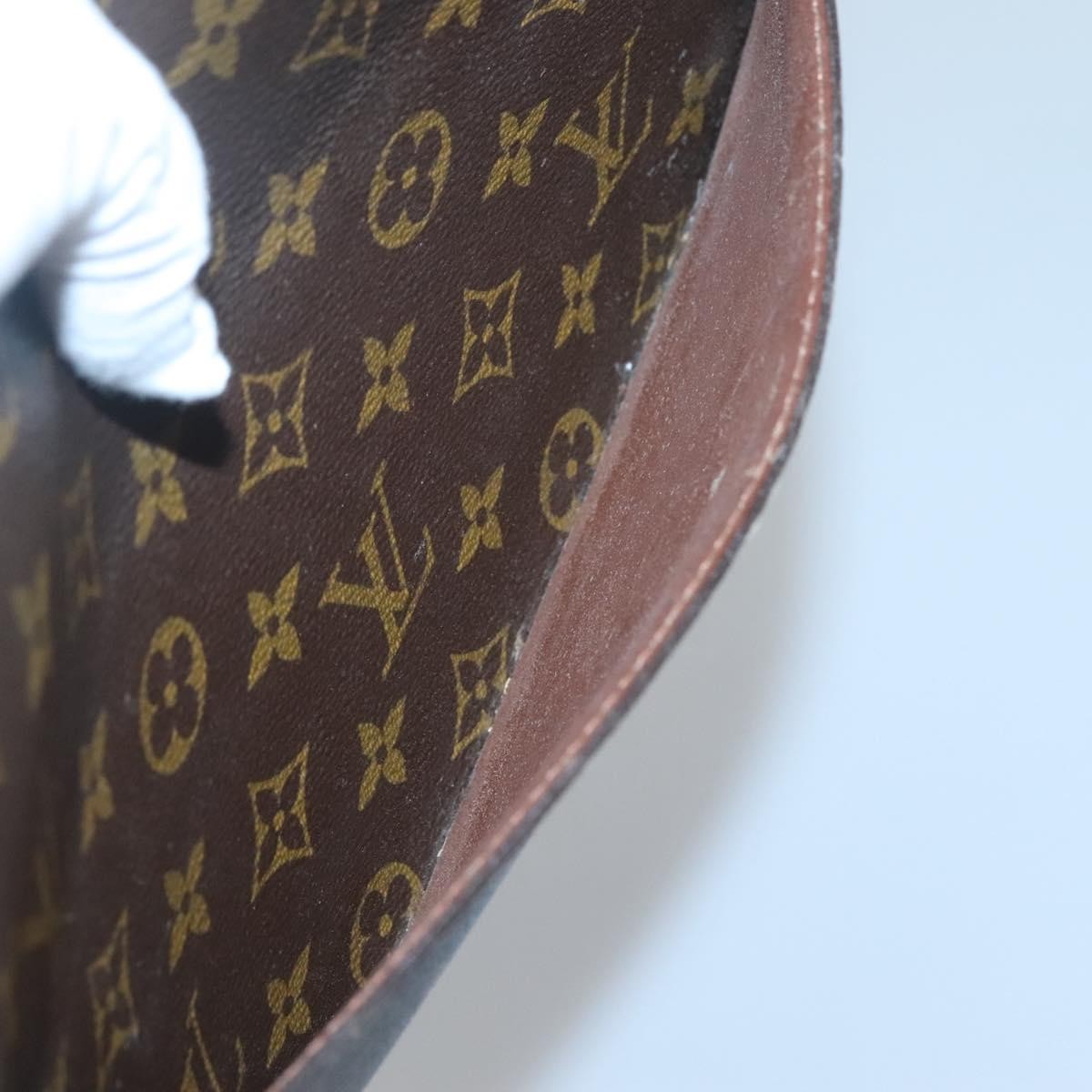Louis Vuitton Pochette Homme Monogram Canvas, BROWN, CANVAS, Clutche & pouche