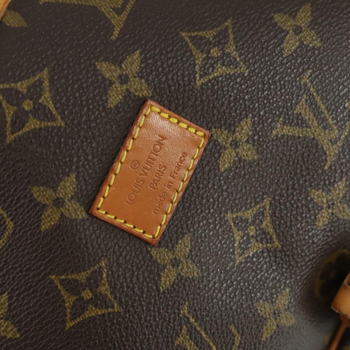 Louis Vuitton Saumur Handbag Monogram Canvas, BROWN, CANVAS, Shoulder bag