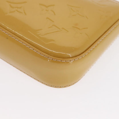 Louis Vuitton Pochette Accessoires NM Monogram Vernis, YELLOW, PATENT_LEATHER, Clutche & pouche