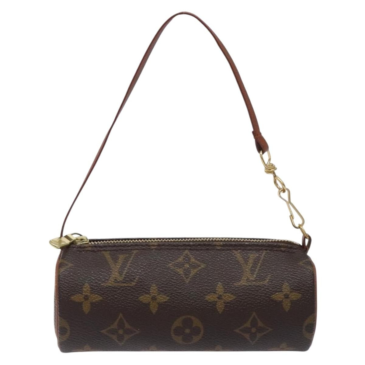 Louis Vuitton Papillon Pochette Monogram Canvas, BROWN, CANVAS, Handbag