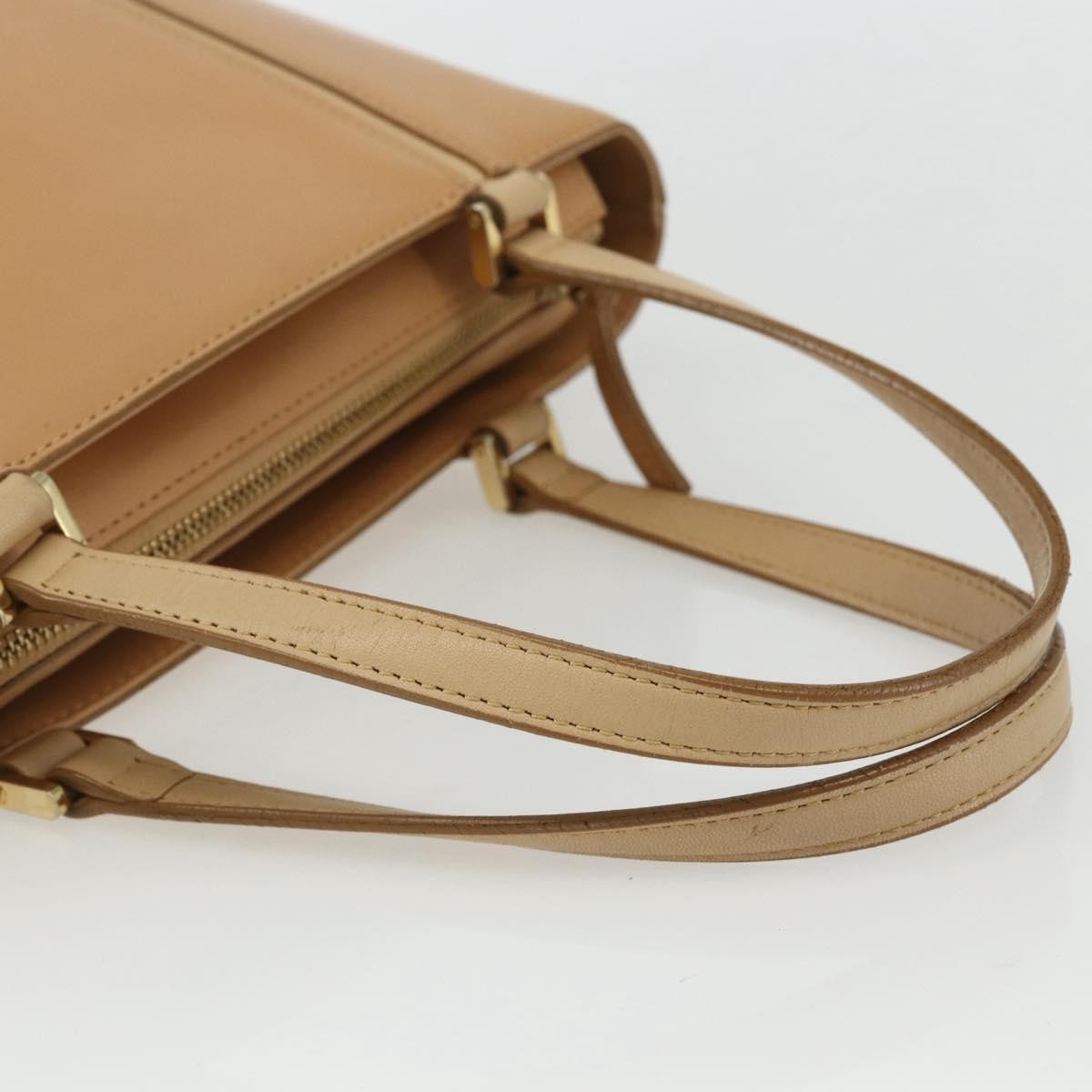 Burberry Vintage Handbag Leather, BEIGE, LEATHER, Handbag